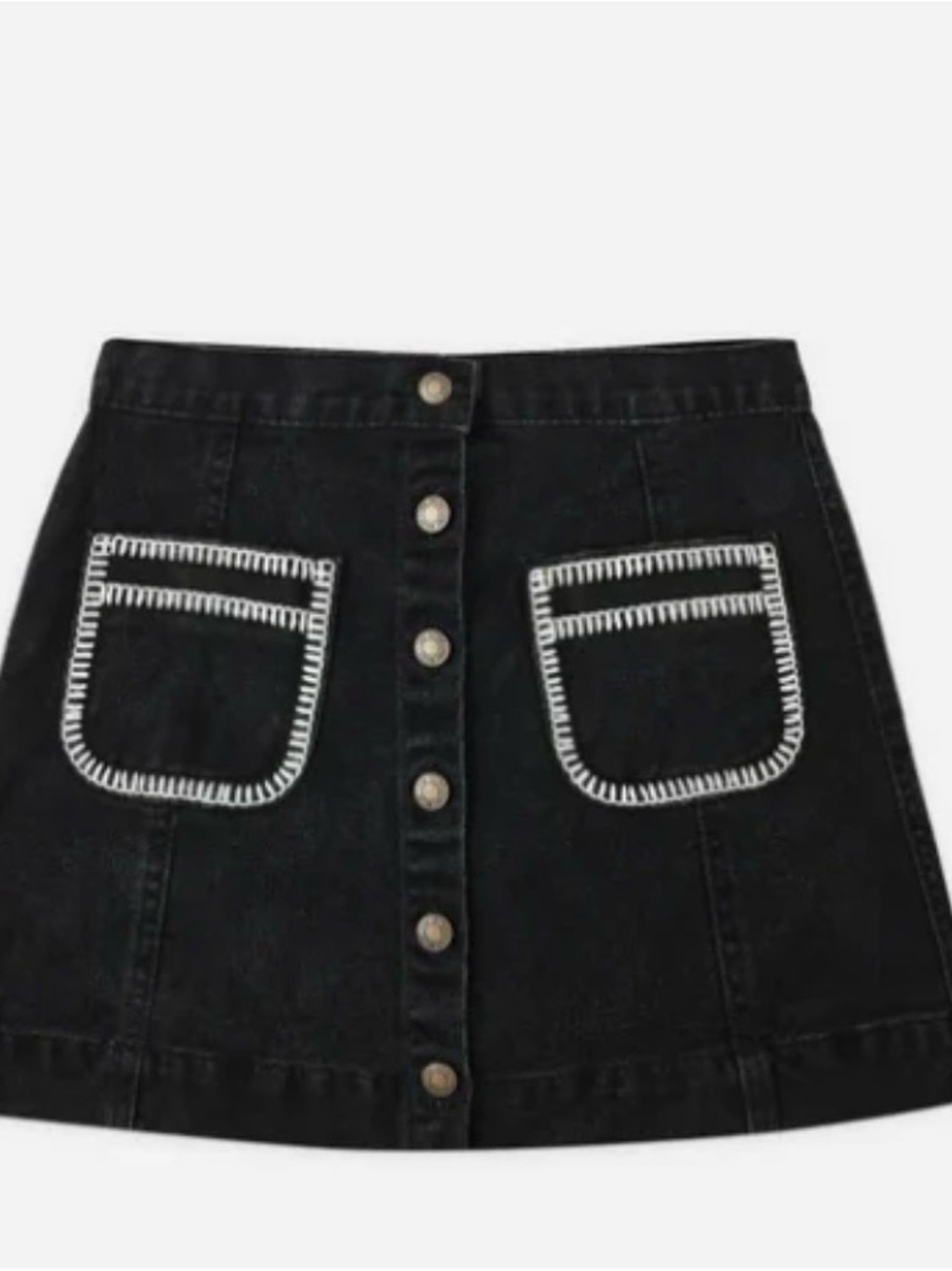 Rylee + Cru Black Denver Mini Skirt - Picture 2 of 6